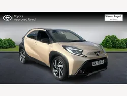 Beige Used 2022 Toyota Aygo Hatchback | £13,396 (A bit pricey)