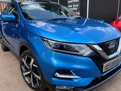 Blue Used 2017 Nissan Qashqai Tekna SUV | £8,695 (Expensive)