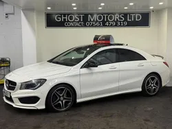 White Used 2014 Mercedes CLA220 AMG Sedan | £9,995 (Fair price)