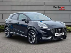 Black Used 2025 Ford Puma Gen-E ST-Line X SUV | £22,995