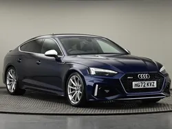 Navarra blue metallic Used 2022 Audi RS5 Sportback Design Hatchback | £45,000