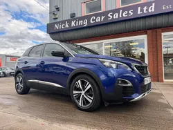 Vertigo blue Used 2017 Peugeot 3008 GT-line Hatchback | £10,475 (Fair price)