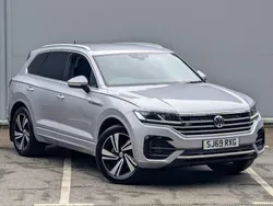 Silver Used 2019 VW Touareg R-line SUV | £27,495 (Fair price)