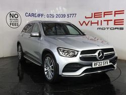 Silver Used 2022 Mercedes GLC220 AMG line Estate | £29,988 (Fair price)