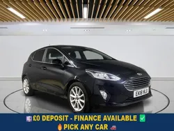Black Used 2018 Ford Fiesta Titanium Hatchback | £6,749 (Fair price)
