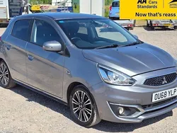 Grey Used 2018 Mitsubishi Mirage Hatchback | £7,480 (Fair price)