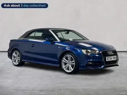 Blue Used 2014 Audi A3 Cabriolet S-Line Cabriolet | £8,237 (Fair price)