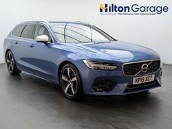 Blue Used 2019 Volvo V90 R-Design Estate | £16,500 (Good price)