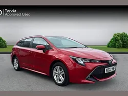 Red Used 2022 Toyota Corolla Sport Estate | £19,552 (Fair price)
