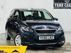Blue Used 2017 Peugeot 108 Active Hatchback | £6,000 (Fair price)