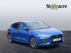 Blue Used 2023 Ford Focus ST-Line X Hatchback | £20,490 (Fair price)