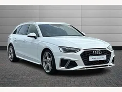White Used 2023 Audi A4 S-Line Estate | £27,595 (Fair price)