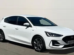 Frozen white (premium paint) Used 2024 Ford Focus ST-Line Hatchback | £19,375 (Fair price)