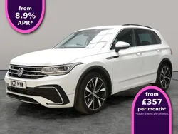 White Used 2021 VW Tiguan R-line SUV | £24,338 (Good price)