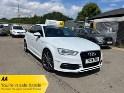 White Used 2014 Audi A3 Sportback S-Line Hatchback | £10,490 (Fair price)