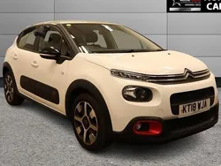 White Used 2018 Citroën C3 PureTech Hatchback | £6,700 (Fair price)