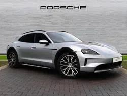 Dolomite silver metallic Used 2024 Porsche Taycan Cross Turismo Sedan | £74,000