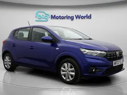 Blue Used 2022 Dacia Sandero Comfort Hatchback | £10,200 (Fair price)