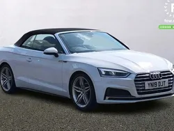 White Used 2019 Audi A5 Cabriolet S-Line Cabriolet | £20,099 (Good price)