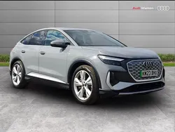 Grey Used 2023 Audi Q4 Sportback e-tron S-Line SUV | £31,490 (Super price)