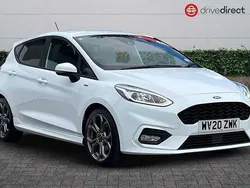 White Used 2020 Ford Fiesta ST-Line Hatchback | £10,200 (Fair price)