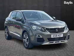 Grey Used 2018 Peugeot 3008 Allure Hatchback | £13,789 (Fair price)