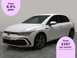 White Used 2021 VW Golf VIII R-line Hatchback | £19,097 (Fair price)