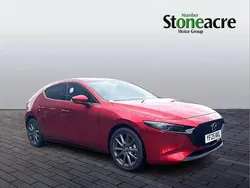 Red New 2025 Mazda 3 Exclusive-Line Hatchback | £23,995 (Fair price)