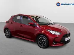Red Used 2021 Toyota Yaris Hybrid Design Hatchback | £15,049 (Good price)