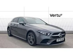 Grey Used 2020 Mercedes A180 AMG Line Premium Hatchback | £20,468 (A bit pricey)