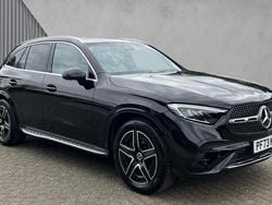 Obsidian black metallic Used 2023 Mercedes GLC300 AMG line | £39,390 (Expensive)