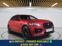 Red Used 2017 Jaguar F-Pace R-Sport SUV | £13,999 (Fair price)
