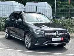 Black Used 2021 Mercedes GLC300 AMG line SUV | £32,915 (Fair price)