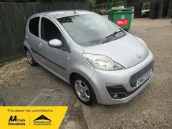 Silver Used 2013 Peugeot 107 Allure Hatchback | £3,169 (Fair price)