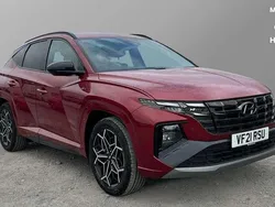 Red Used 2021 Hyundai Tucson N Line SUV | £21,701 (Fair price)