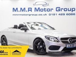 Silver Used 2017 Mercedes C220 AMG line Cabriolet | £15,290 (Fair price)