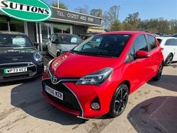 Red Used 2016 Toyota Yaris Design Hatchback | £8,495 (Fair price)