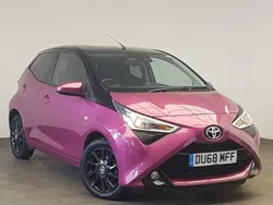 Mauve/purple Used 2018 Toyota Aygo X-cite Hatchback | £8,798 (A bit pricey)