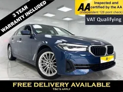 Blue Used 2021 BMW 530 Comfort Edition Sedan | £21,495