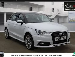 White Used 2018 Audi A1 Sportback S-Line Hatchback | £11,890 (Fair price)
