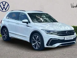 White Used 2022 VW Tiguan R-line SUV | £27,063 (Fair price)