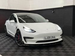 White Used 2020 Tesla Model 3 Performance Sedan | £14,990 (Fair price)