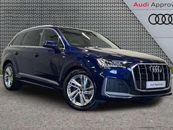Blue Used 2023 Audi Q7 S-Line SUV | £39,694 (Fair price)