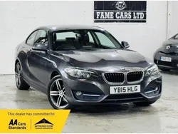 Grey Used 2015 BMW 218 Sport Line Coupe | £5,000 (Good price)