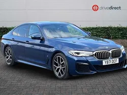 Blue Used 2021 BMW 520 M Sport Sedan | £25,750 (Fair price)