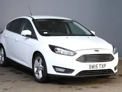 White Used 2015 Ford Focus Zetec Hatchback | £3,890 (Fair price)