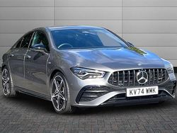 Mountain grey Used 2024 Mercedes CLA35 AMG Premium Sedan | £37,695 (Fair price)