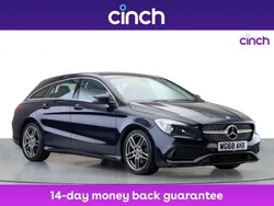 Blue Used 2018 Mercedes CLA180 AMG line Sedan | £14,049 (Fair price)
