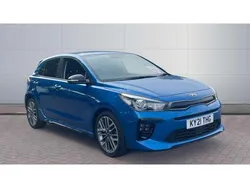 Blue Used 2021 Kia Rio 4 Hatchback | £12,672 (Good price)