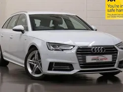 White Used 2018 Audi A4 S-Line Estate | £13,995 (Fair price)